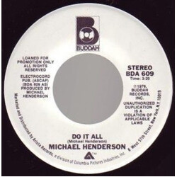 Michael Henderson Do It All USED VINYL 7INCH 45 RPM PROMO STYRENE STEREO MONO