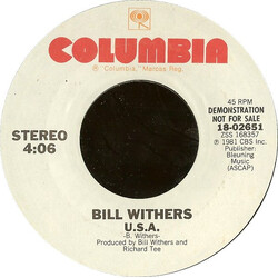 Bill Withers U.S.A. USED VINYL 7INCH 45 RPM PROMO STEREO