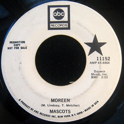 The Mascots Moreen USED VINYL 7INCH 45 RPM PROMO