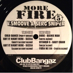 V. Smoove / Serg Sniper More Fire 5 USED VINYL 12INCH 33 S RPM