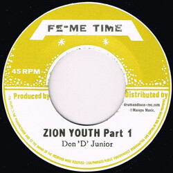 Don Drummond Jr. Zion Youth Part 1 USED VINYL 7INCH 45 RPM REISSUE