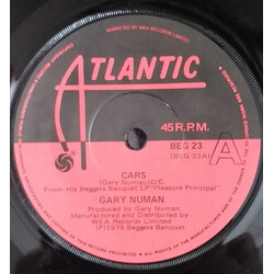 Gary Numan Cars USED VINYL 7INCH 45 RPM SINGLE