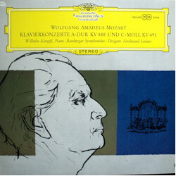 Wolfgang Amadeus Mozart / Wilhelm Kempff / Bamberger Symphoniker / Ferdinand Leitner Klavierkonzerte A-Dur KV 488 Und C-Moll KV 491 Vinyl LP USED