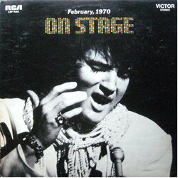Elvis Presley On Stage - February, 1970 Vinyl LP USED
