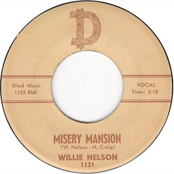 Willie Nelson What A Way To Live / Misery Mansion USED VINYL 7INCH 45 RPM SINGLE
