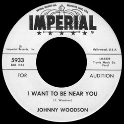 John Woodson (2) I Want To Be Near You USED VINYL 7INCH 45 RPM SINGLE PROMO