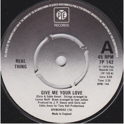 The Real Thing Give Me Your Love USED VINYL 7INCH 45 RPM SINGLE