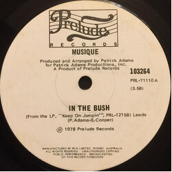 Musique In The Bush USED VINYL 7INCH 45 RPM SINGLE