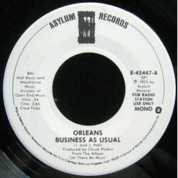 Orleans Business As Usual Vinyl 7" USED