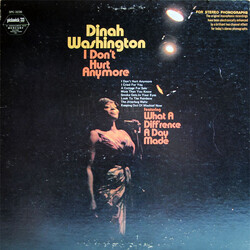 Dinah Washington I Don't Hurt Anymore Vinyl LP USED