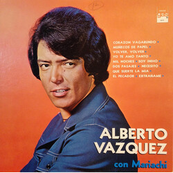 Alberto Vázquez Con Mariachi Vinyl LP USED