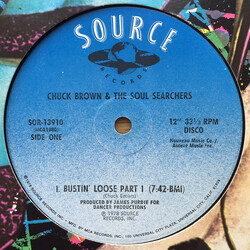 Chuck Brown & The Soul Searchers Bustin' Loose USED VINYL 12INCH 33 S RPM STEREO