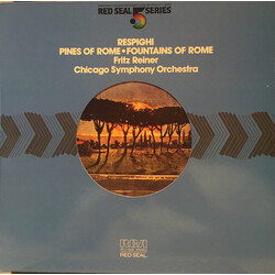 Ottorino Respighi / Fritz Reiner / The Chicago Symphony Orchestra Pines Of Rome / Fountains Of Rome Vinyl LP USED