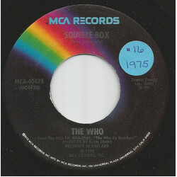 The Who Squeeze Box USED VINYL 7INCH 45 RPM SINGLE