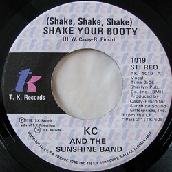 KC & The Sunshine Band (Shake, Shake, Shake) Shake Your Booty USED VINYL 7INCH 45 RPM SINGLE STEREO