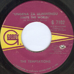 The Temptations Ungena Za Ulimwengu (Unite The World) / Hum Along And Dance Vinyl 7" USED