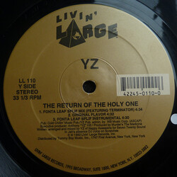 YZ The Return Of The Holy One USED VINYL 12INCH 33 S RPM