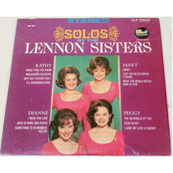 The Lennon Sisters Solos By The Lennon Sisters Vinyl LP USED
