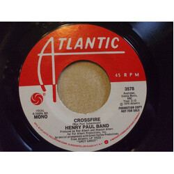 Henry Paul Band Crossfire Vinyl 7" USED