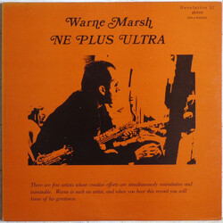 Warne Marsh Ne Plus Ultra Vinyl LP USED