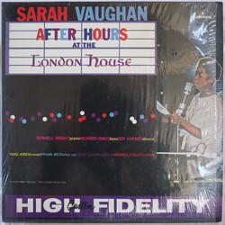 Sarah Vaughan After Hours At The London House Vinyl LP USED