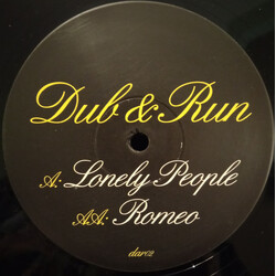 Dub & Run Lonely People / Romeo VINYL 12" USED