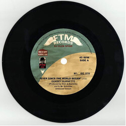 Dorsey Burnette / Mike Sheridan And The Nightriders Ever Since The World Began / In Love USED VINYL 7INCH 45 RPM SINGLE NUMBERED