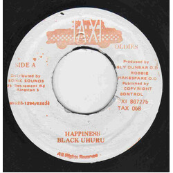 Black Uhuru Happiness / Africa USED VINYL 7INCH REPRESS 45 RPM