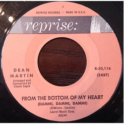 Dean Martin From The Bottom Of My Heart (Dammi, Dammi, Dammi) USED VINYL 7INCH 45 RPM