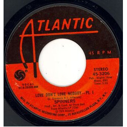 Spinners Love Don't Love Nobody VINYL 7" USED
