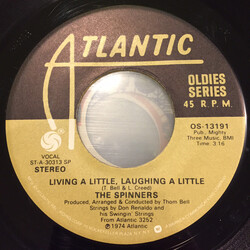 Spinners Living A Little, Laughing A Little / Games People Play USED VINYL 7INCH 45 RPM SINGLE STEREO