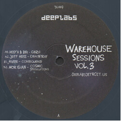 Various Warehouse Sessions Volume 3 USED VINYL 12INCH 33 S RPM EP