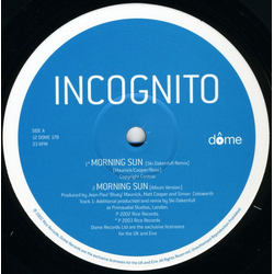 Incognito Morning Sun Vinyl 12" USED