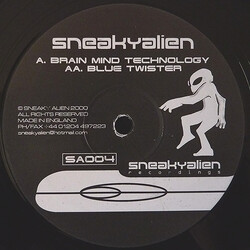 Sneaky Alien Brain Mind Technology / Blue Twister USED VINYL 12INCH