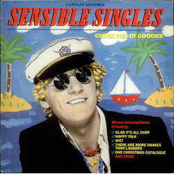 Captain Sensible Sensible Singles Vinyl LP USED