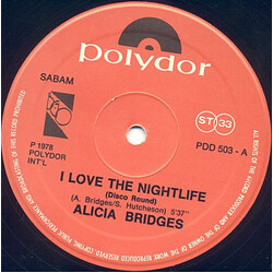 Alicia Bridges I Love The Nightlife (Disco Round) VINYL 12" USED