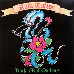 Rose Tattoo Rock 'N' Roll Outlaws Vinyl LP USED