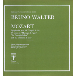 Bruno Walter / Wolfgang Amadeus Mozart Symphonies Nos. 38 "Prague" & 39, Overtures To "Marriage Of Figaro", "La Finta Giardiniera" And "La Clemenza Di