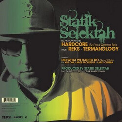 Statik Selektah Hardcore (So You Wanna Be) USED VINYL 12INCH