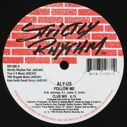 Aly-Us Follow Me USED VINYL 12INCH 33 S RPM REISSUE