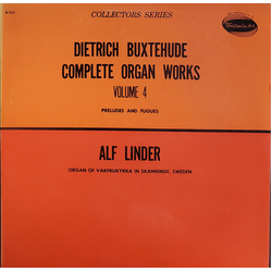Dieterich Buxtehude / Alf Linder Complete Organ Works Volume 4 (Preludes and Fugues) Vinyl LP USED