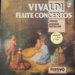 Antonio Vivaldi / I Musici / Severino Gazzelloni Flute Concertos Vinyl LP USED
