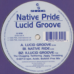 Native Pride Lucid Groove VINYL 12" USED