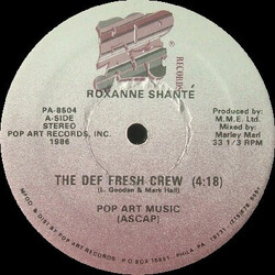 Roxanne Shanté The Def Fresh Crew VINYL 12" USED