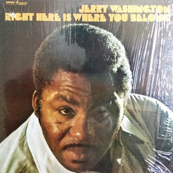 Jerry Washington Right Here Is Where You Belong Vinyl LP USED