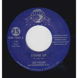Lee Fields / Sugarman 3 Stand Up USED VINYL 7INCH SINGLE 45 RPM