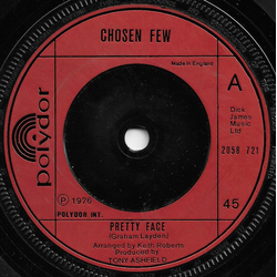 The Chosen Few Pretty Face Vinyl 7" USED