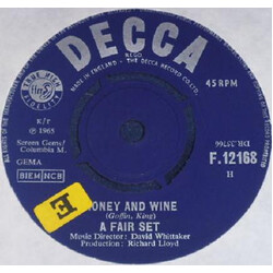 A Fair Set Honey And Wine / Run Around USED VINYL 7INCH 45 RPM SINGLE