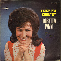 Loretta Lynn I Like 'Em Country Vinyl LP USED