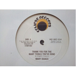 Mary Isaacs Thank You For The Many Things You've Done Vinyl 12" USED